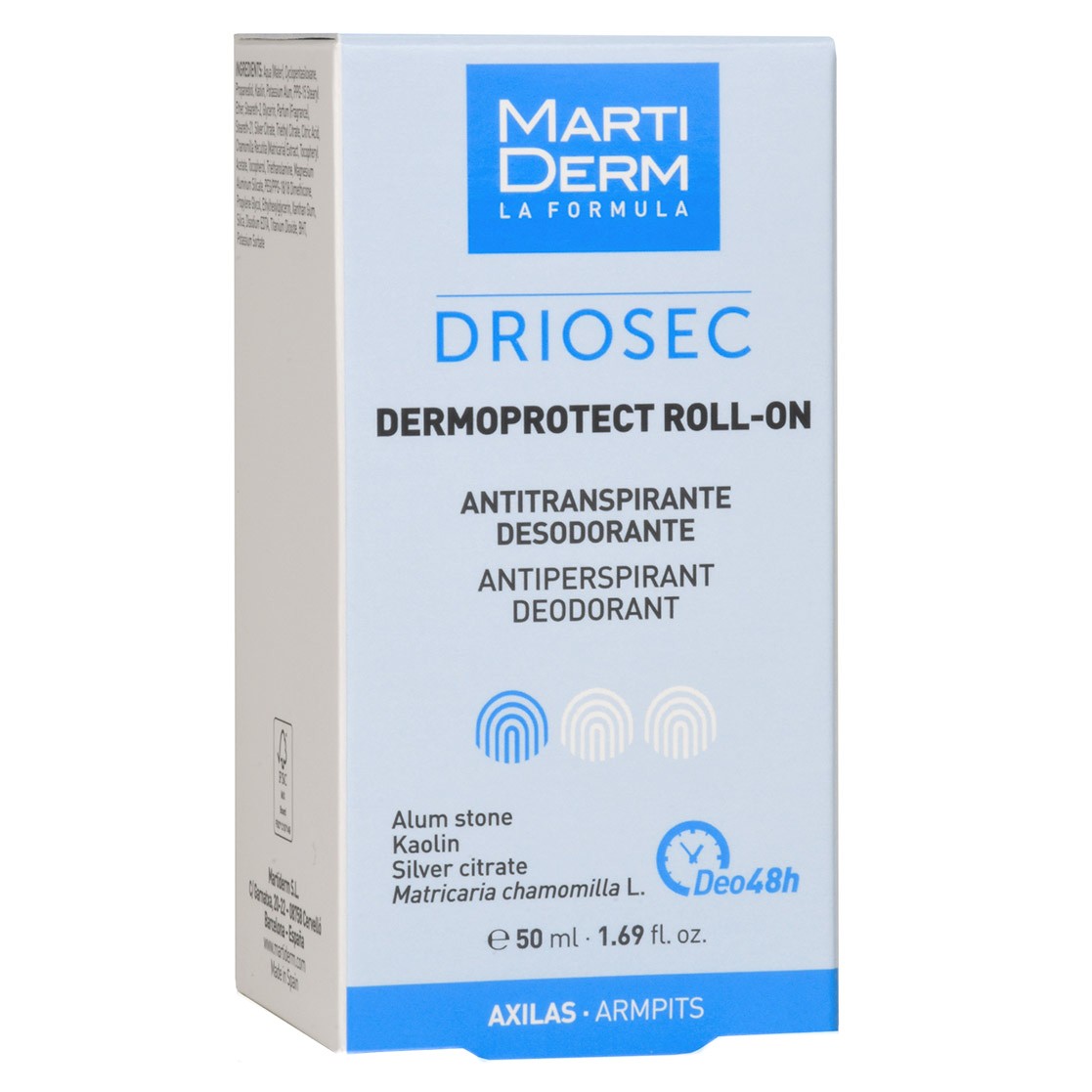 Imagen de MartiDerm Driosec Dermo Protect Roll-On 50 ml